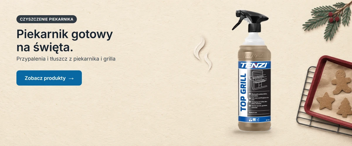 Piekarnik gotowy na święta. Tenzi Top Grill do usuwania przypaleń i tłuszczu z piekarnika i grilla – zobacz produkty