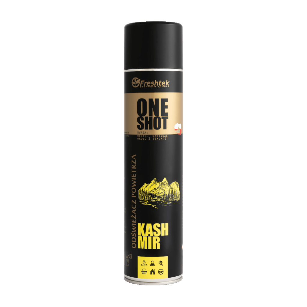 Freshtek ONE SHOT Kashmir Premium Line, odświeżacz powietrza, 600 ml