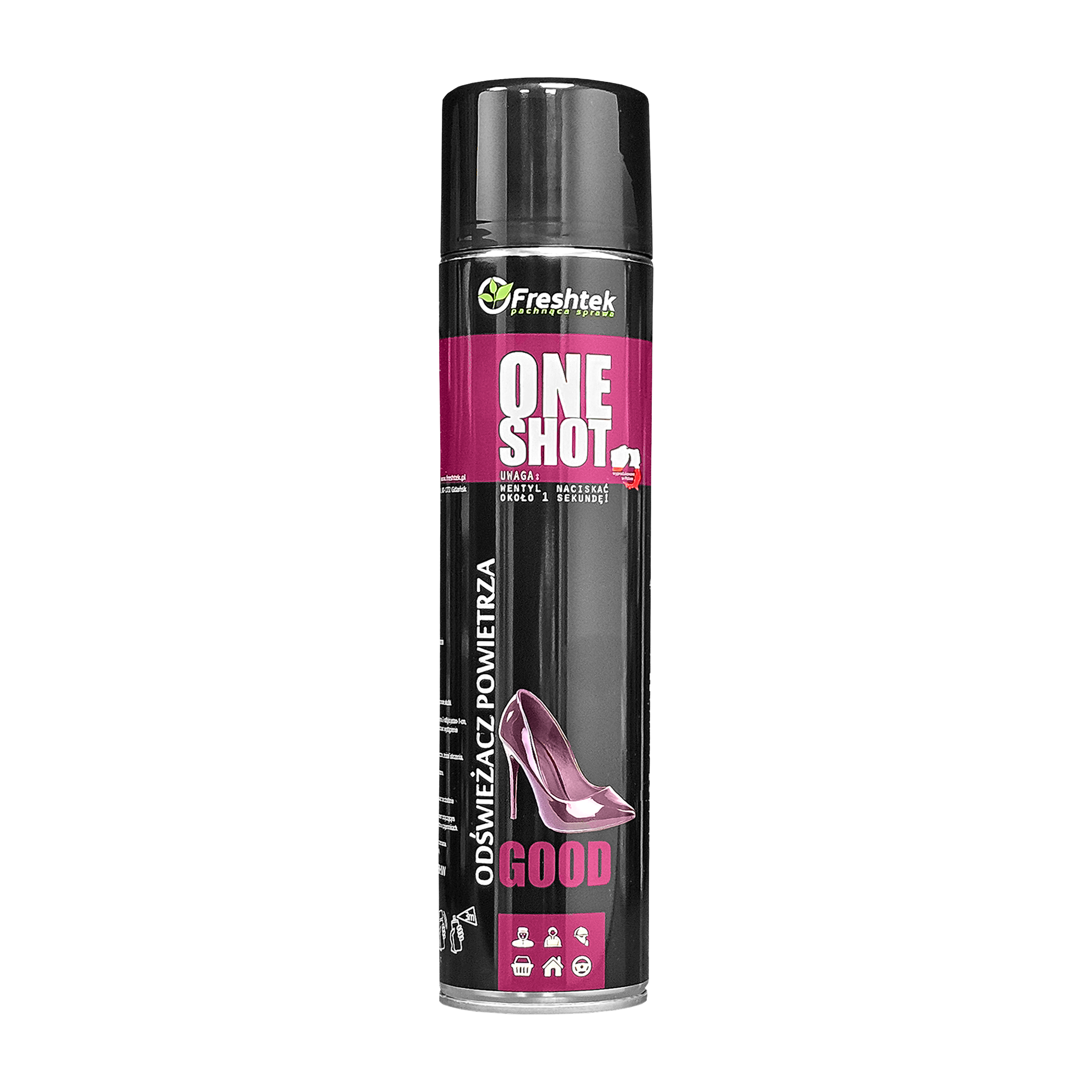 Freshtek ONE SHOT Good, perfumowany odświeżacz powietrza, 600 ml